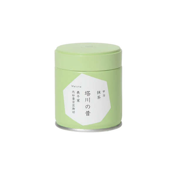 Matcha  Uji Japan　TOGAWA NO MUKASHI( Omotesenke's favorite)塔川の昔（表千家 而妙斎宗匠お好み）